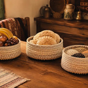Upcycled Fabric Basket Set (3 pcs)
