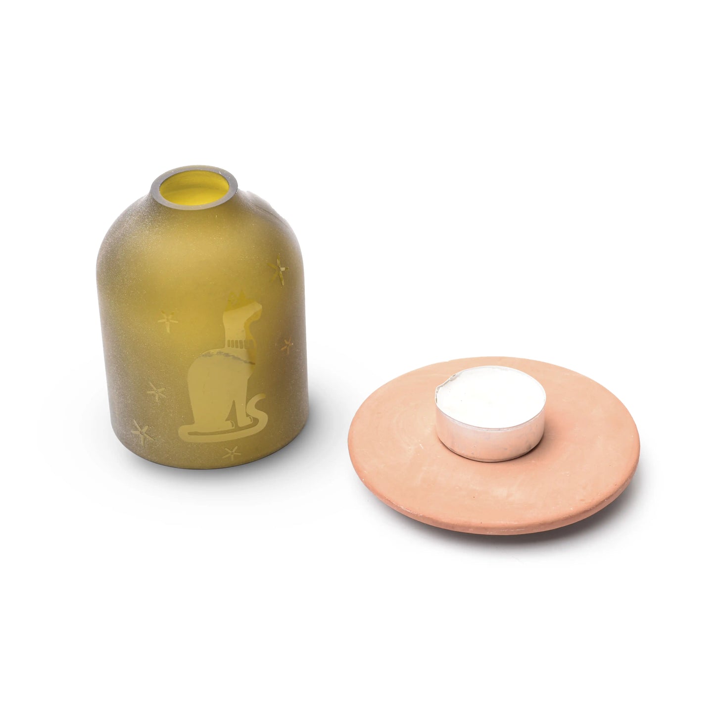 Bastet Upcycled Lantern