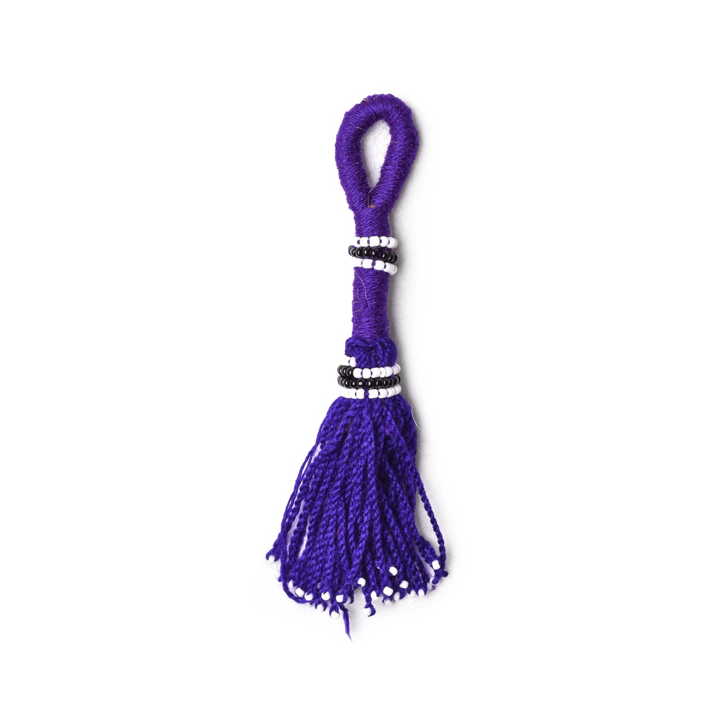 Bedouin Keychain With Color Purple