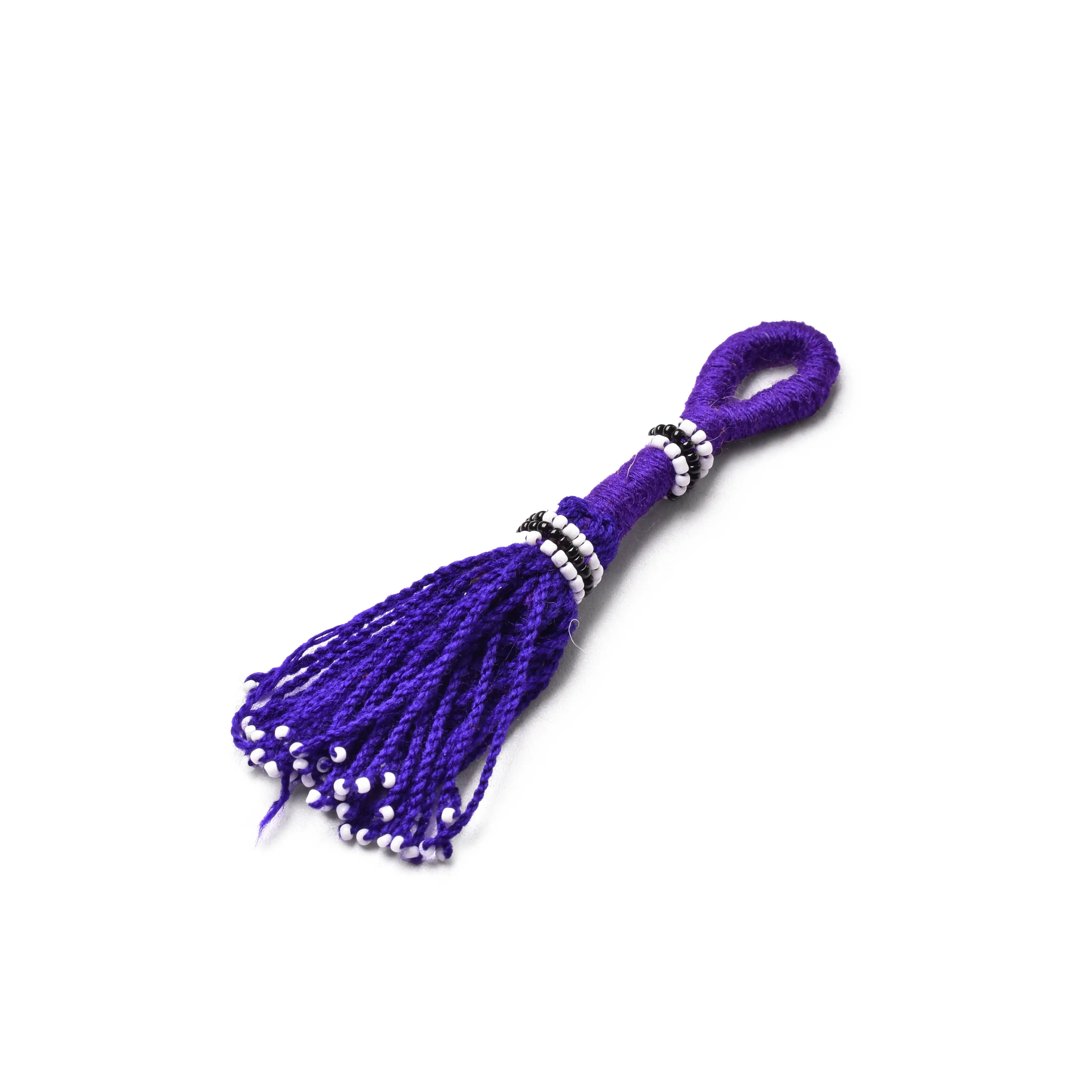 Bedouin Keychain With Color Purple
