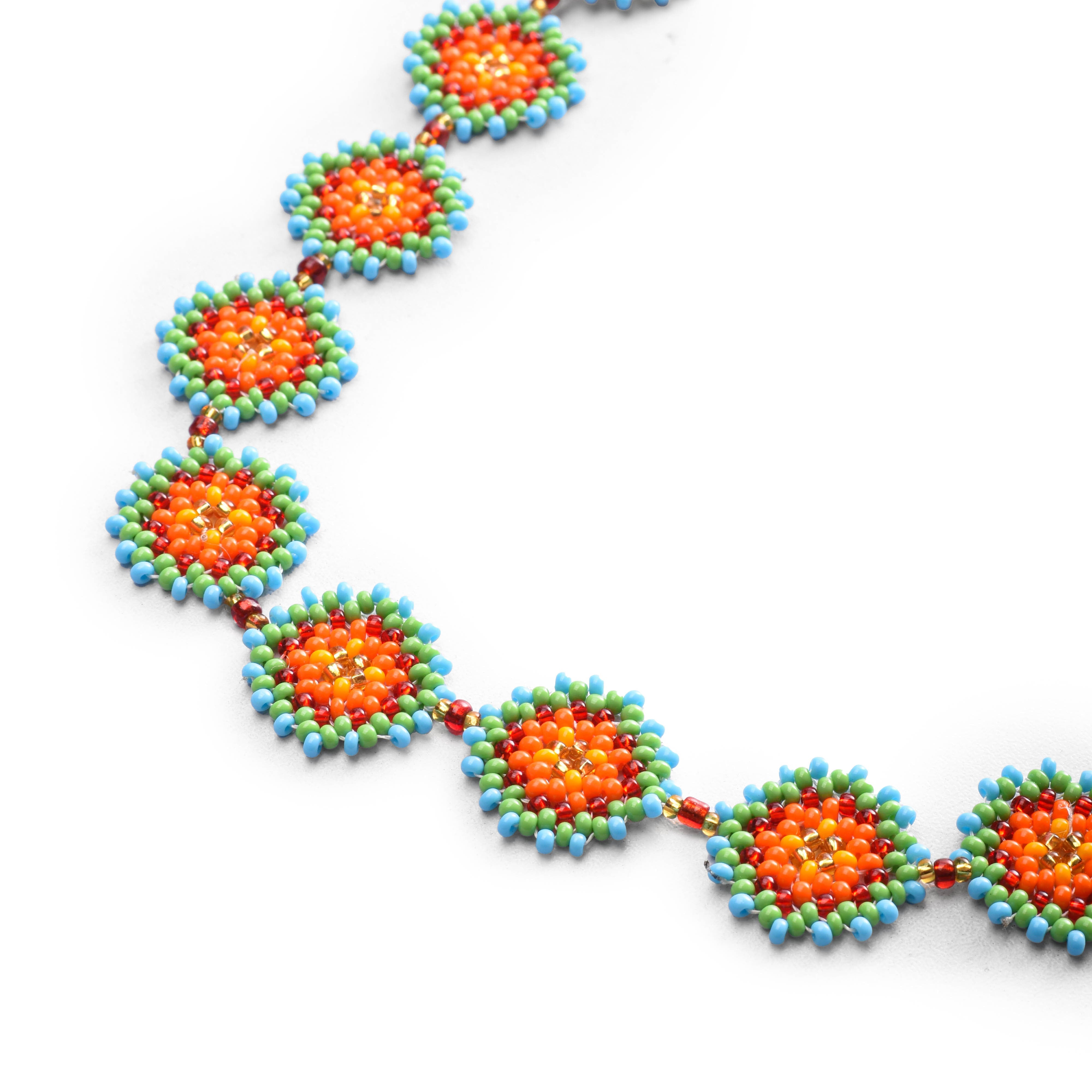 Circles Beaded Necklace