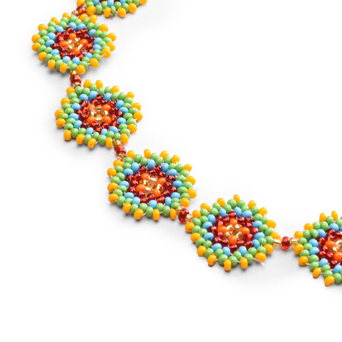 Circles Beaded Necklace