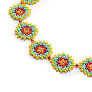 Circles Beaded Necklace