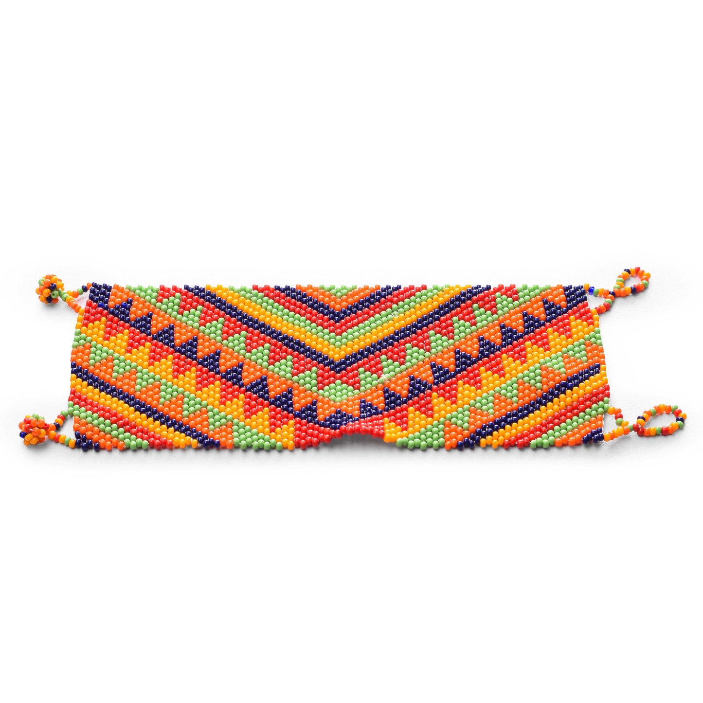 Kilim Inspired Beaded Bracelet