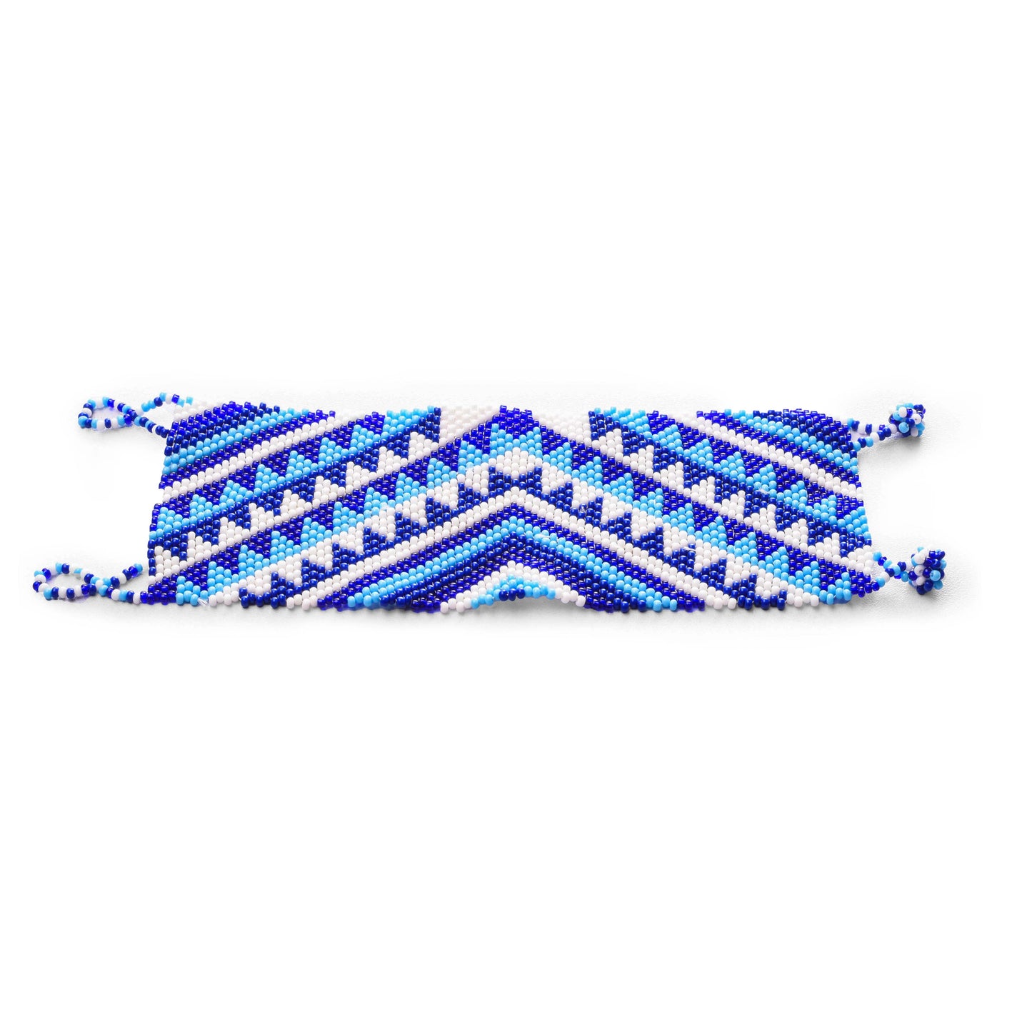 Kilim Inspired Beaded Bracelet