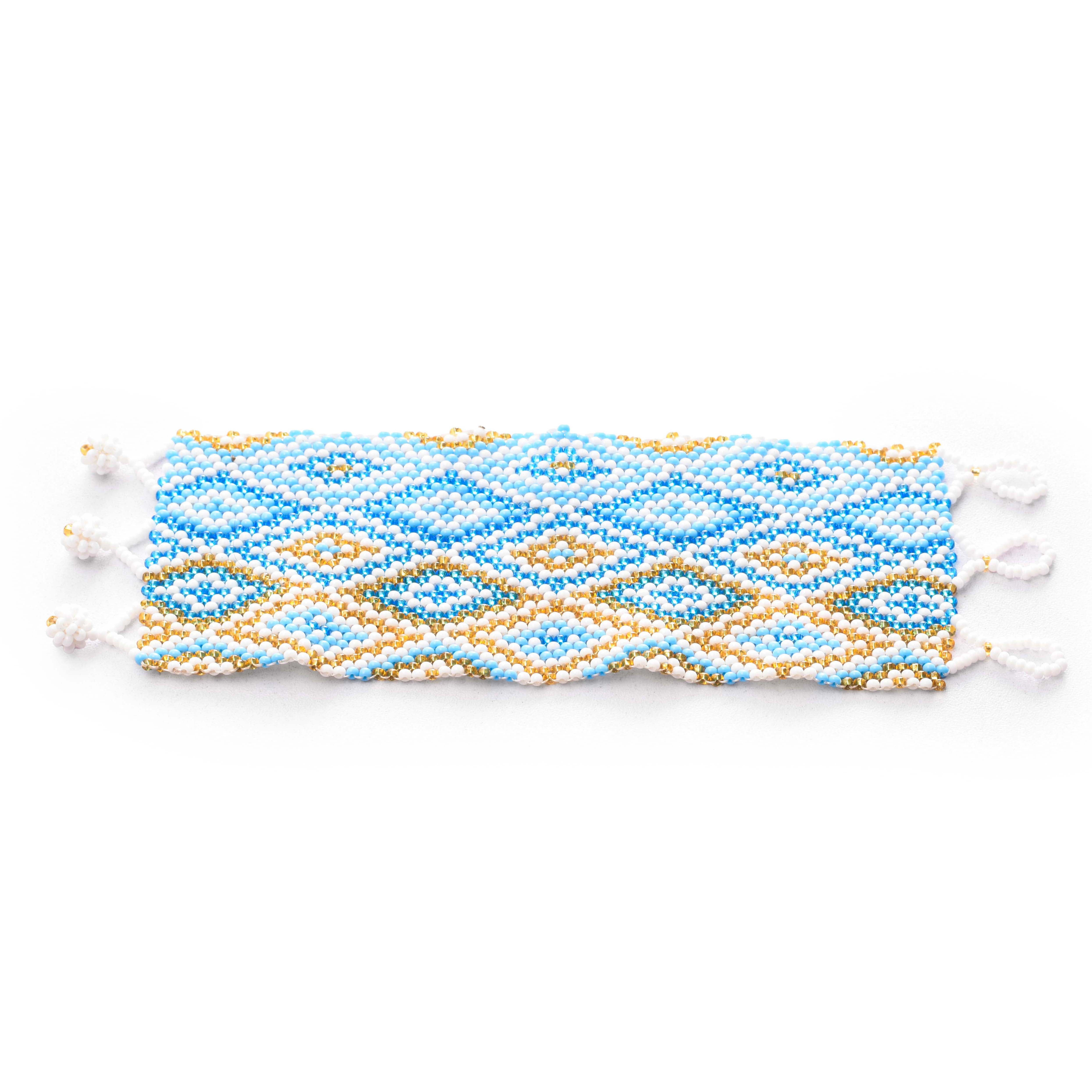 French Loom Diamond Design Bracelet