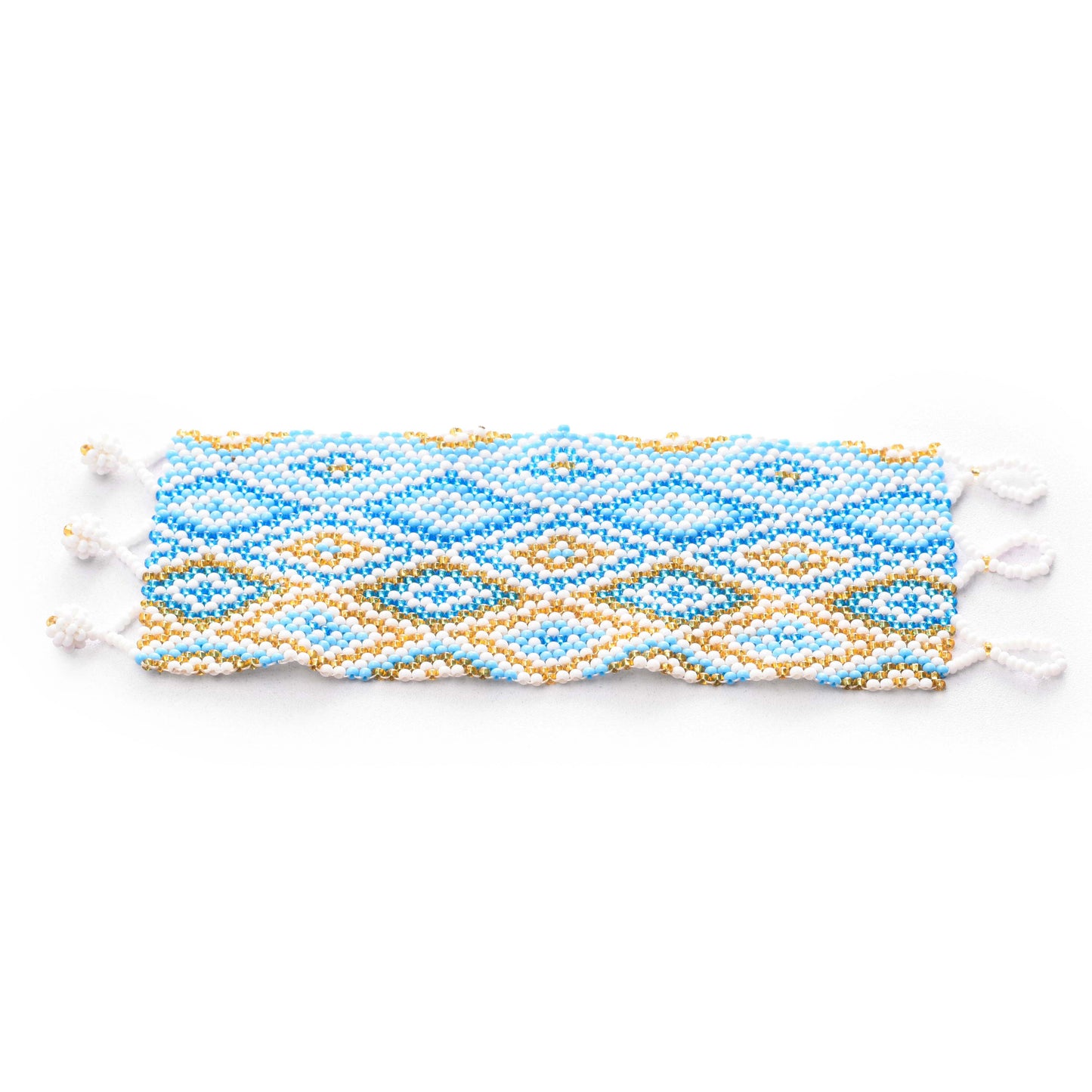 French Loom Diamond Design Bracelet