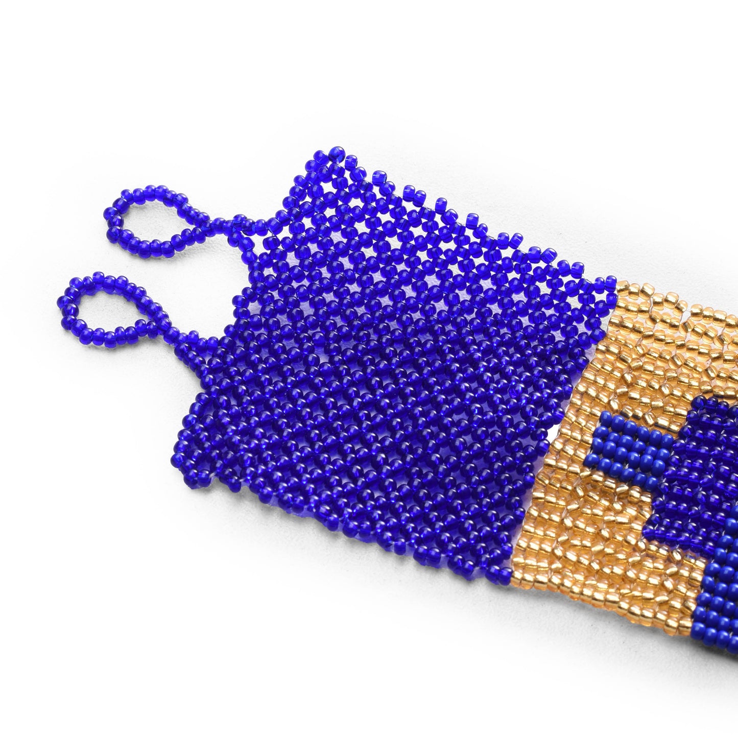 Shimmery French Loom Bead Bracelet