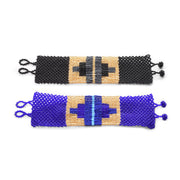 Shimmery French Loom Bead Bracelet