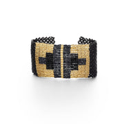 Shimmery French Loom Bead Bracelet