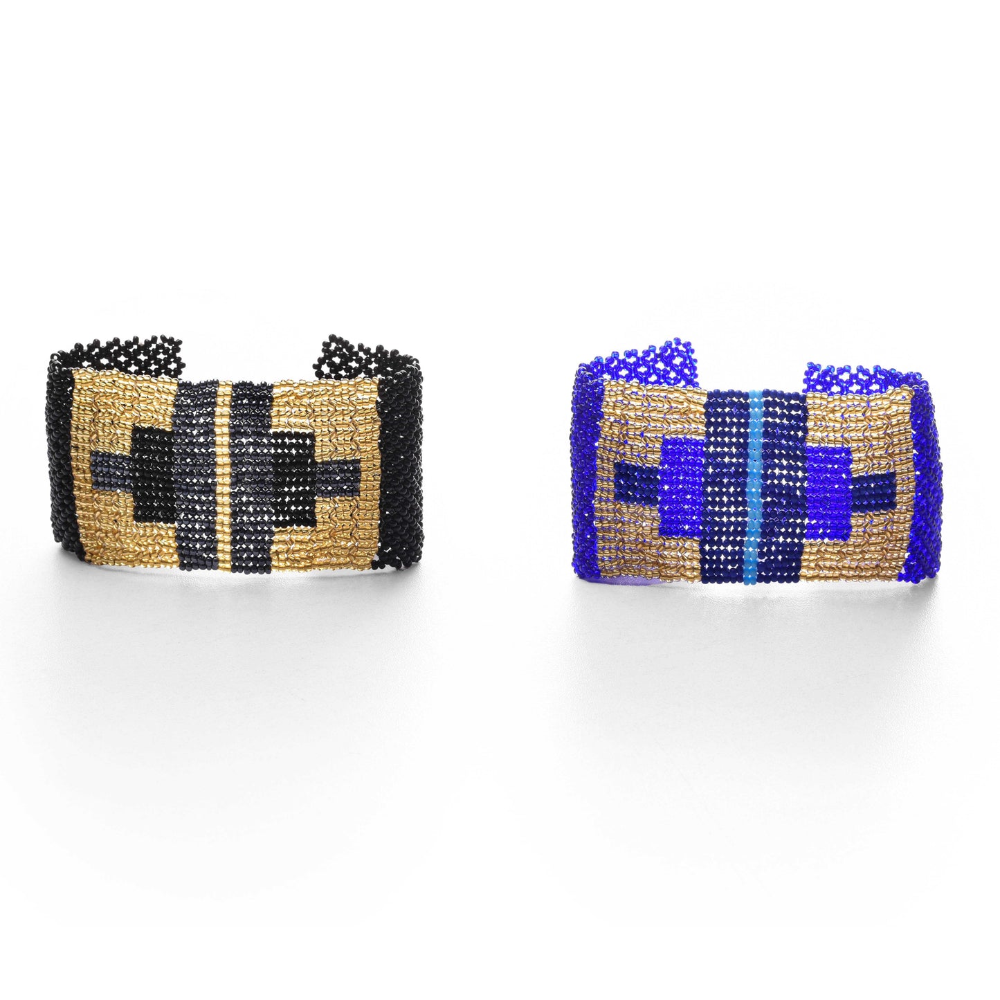 Shimmery French Loom Bead Bracelet