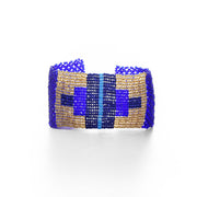 Shimmery French Loom Bead Bracelet