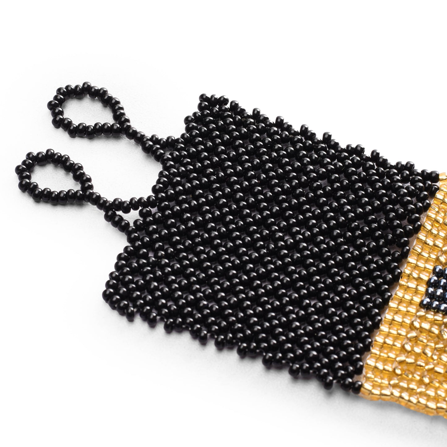 Shimmery French Loom Bead Bracelet