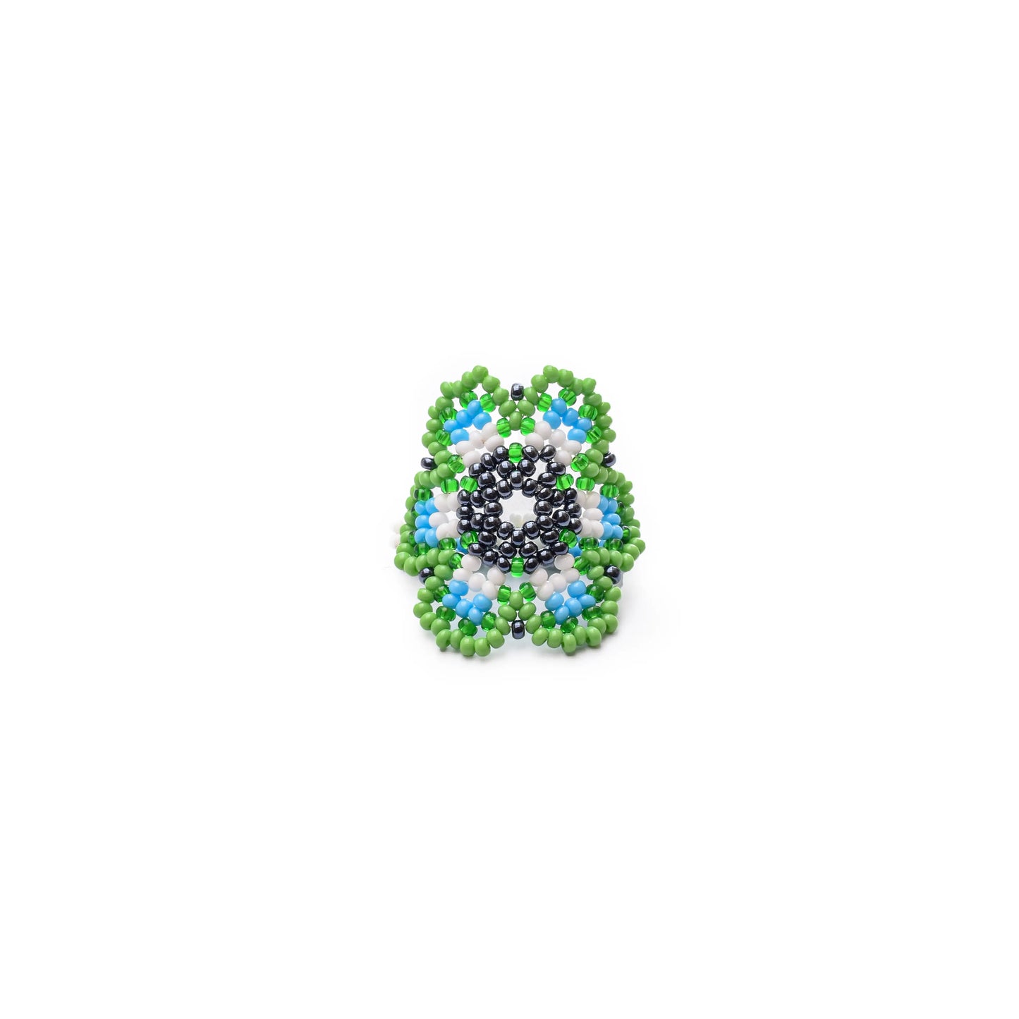Flower Beaded Ring