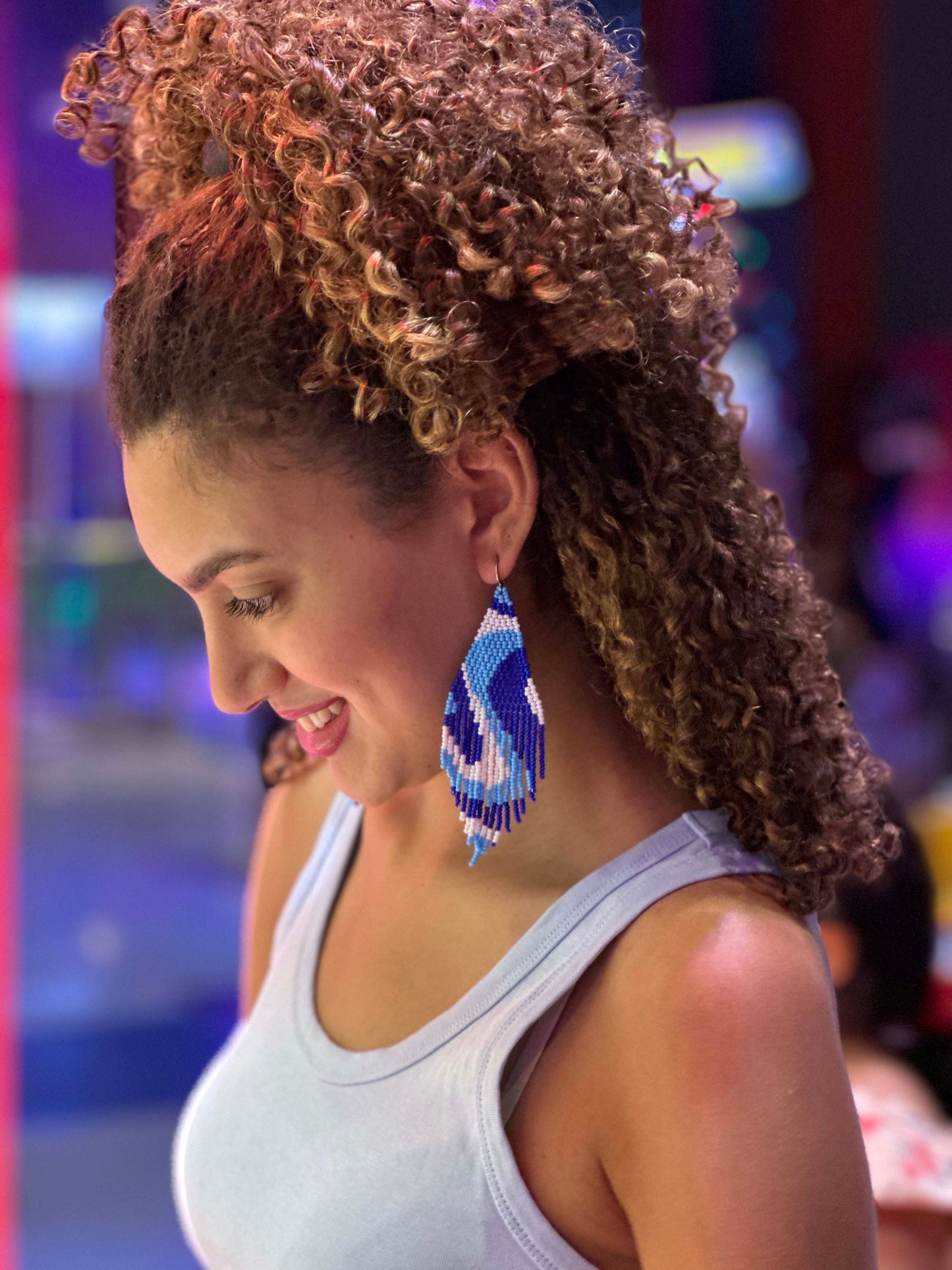 Tassel Beads Earring