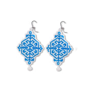 Flake Beaded Earring