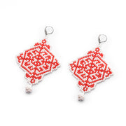 Flake Beaded Earring