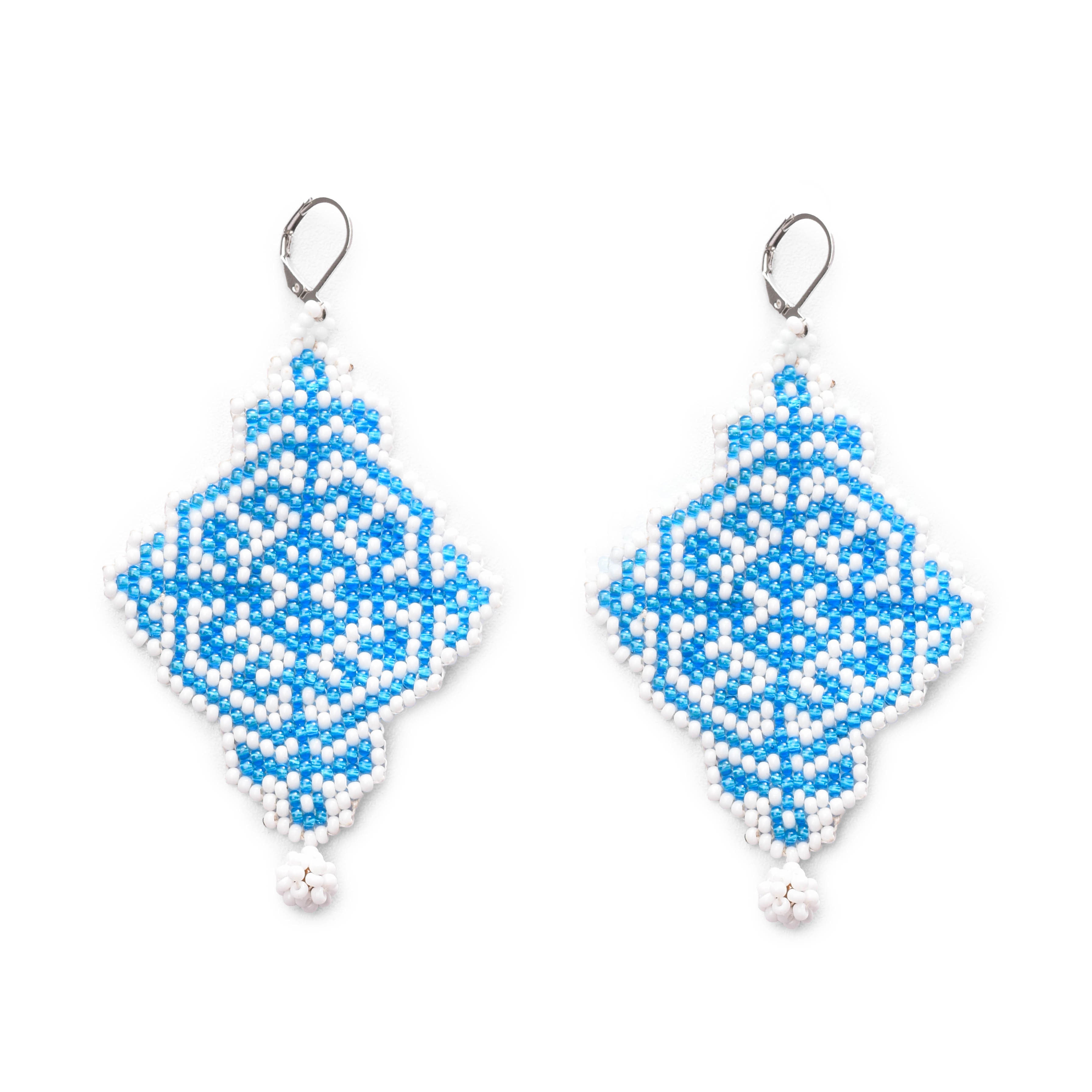 Flake Beaded Earring