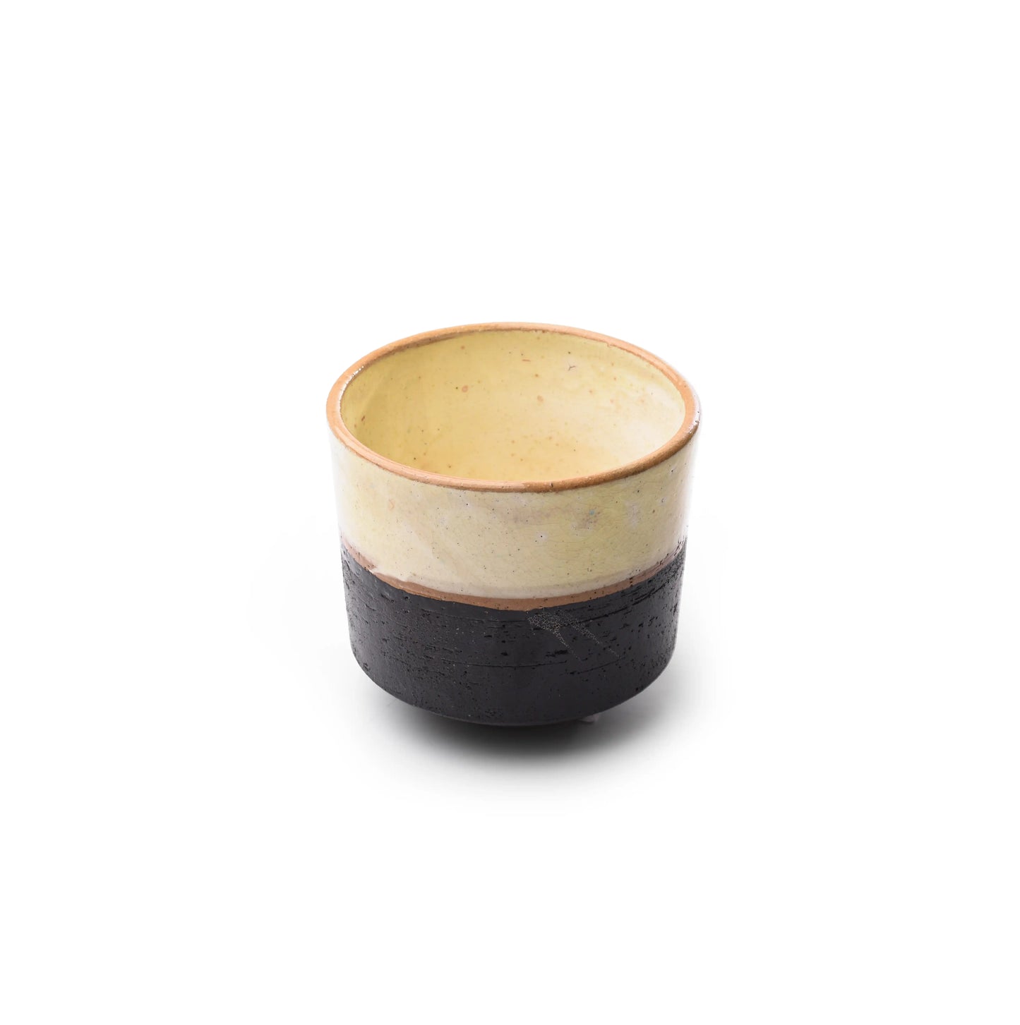 Beige x Brown Pottery Cup