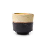Beige x Brown Pottery Cup