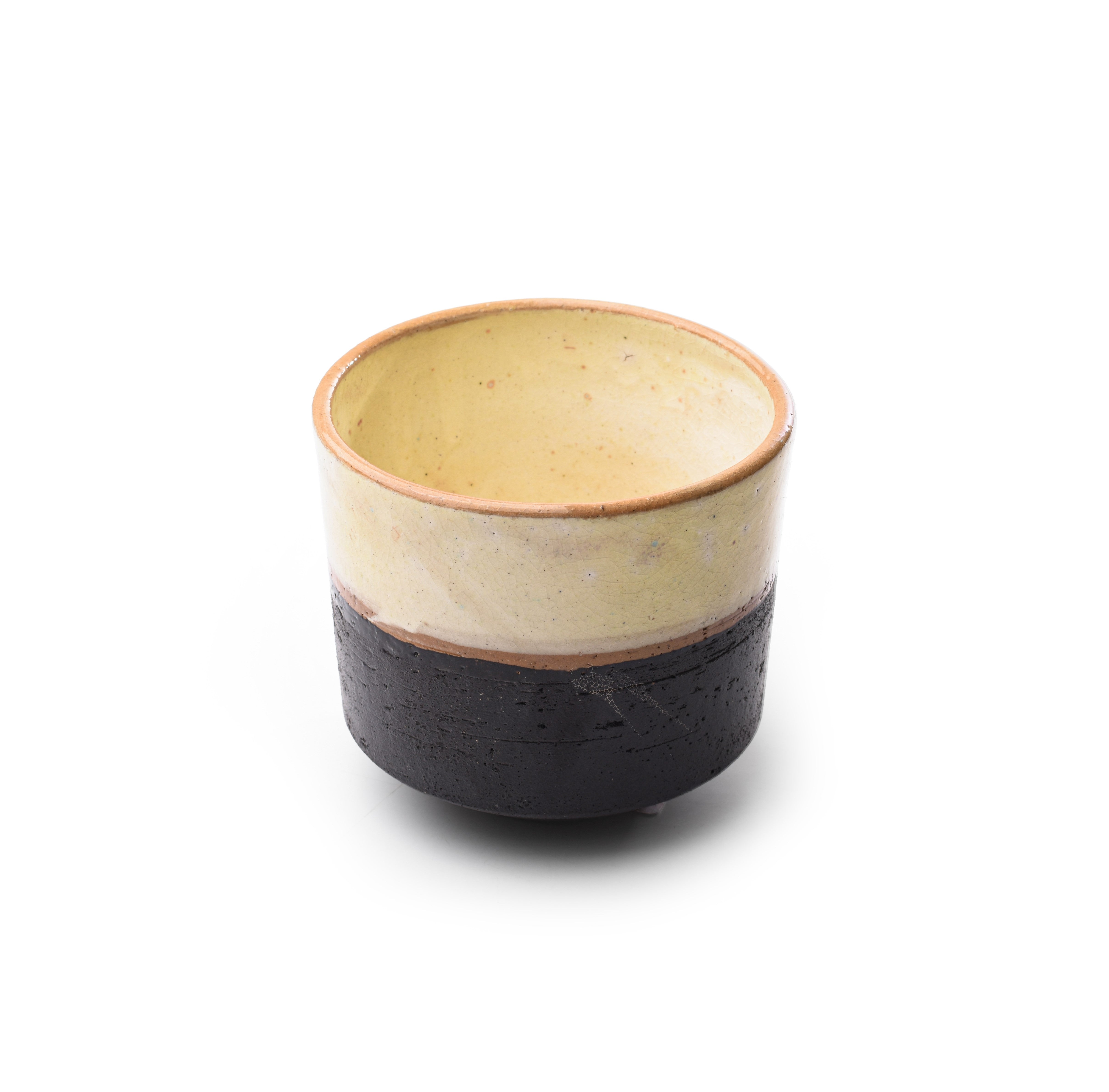 Beige x Brown Pottery Cup