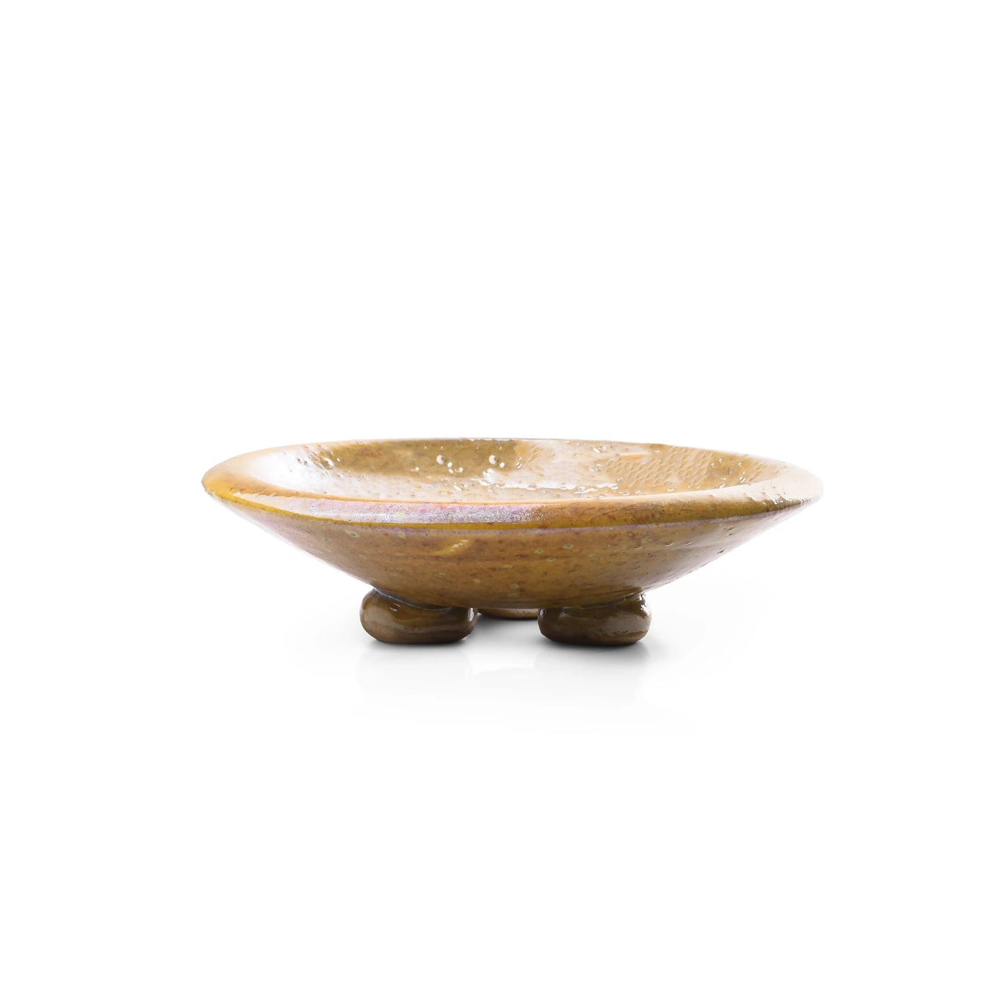 Glossy Yellow Soap Dish