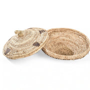 Round Khous and Leather Container