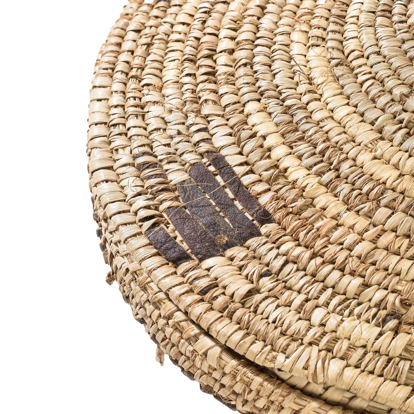 Round Khous and Leather Container