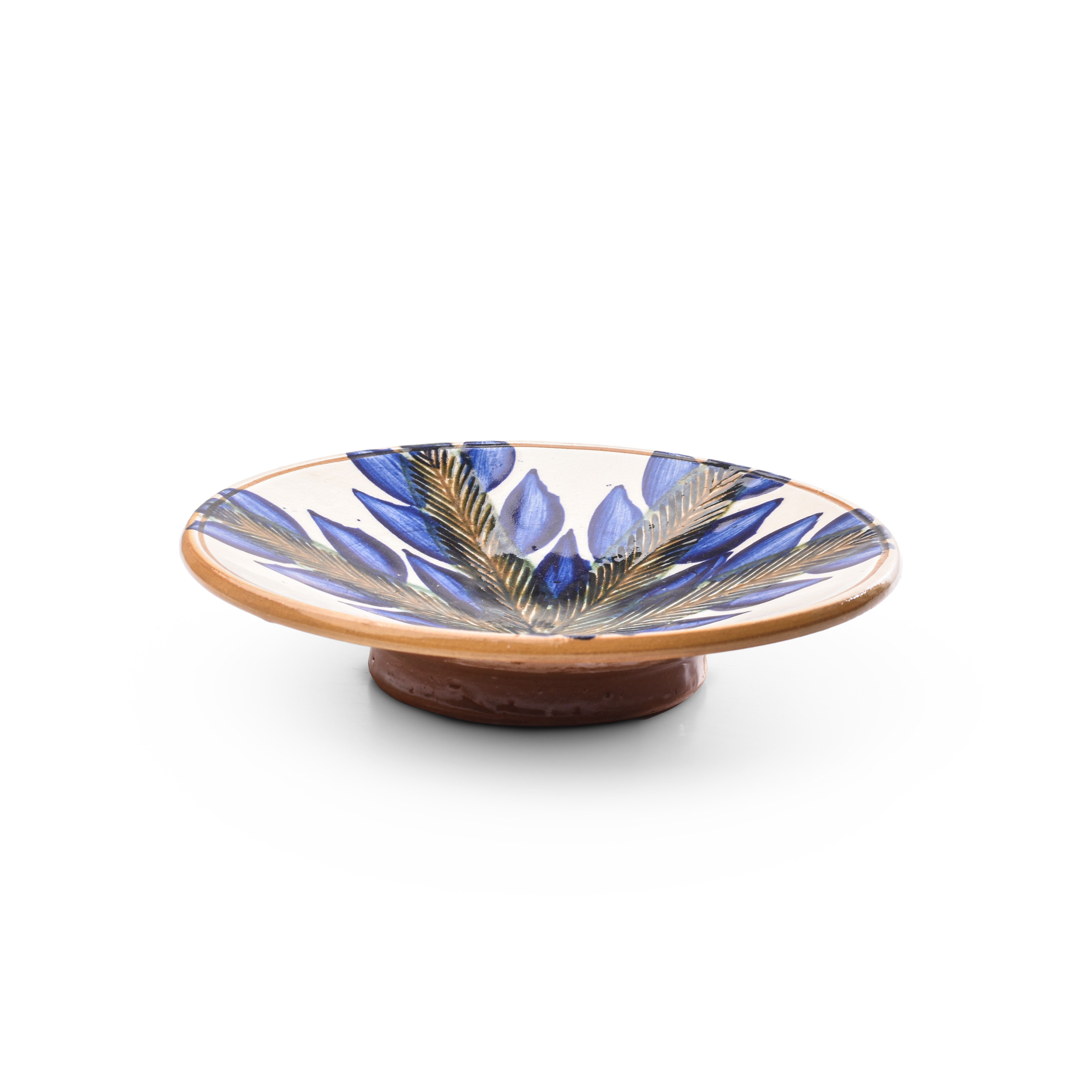 Red Palm Tree Medium Platter