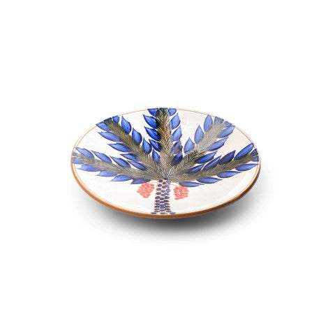 Red Palm Tree  Small Platter