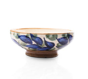 Medium Green Leaves Wide Bowl