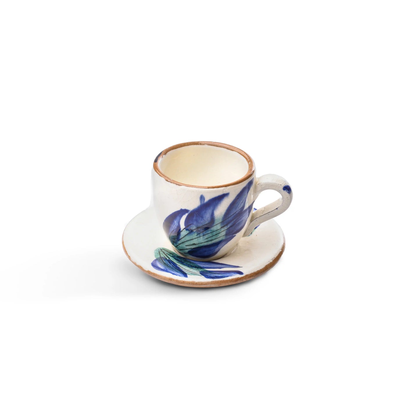 Green Tree Coffee Cup with Saucer