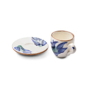 Green Tree Coffee Cup with Saucer
