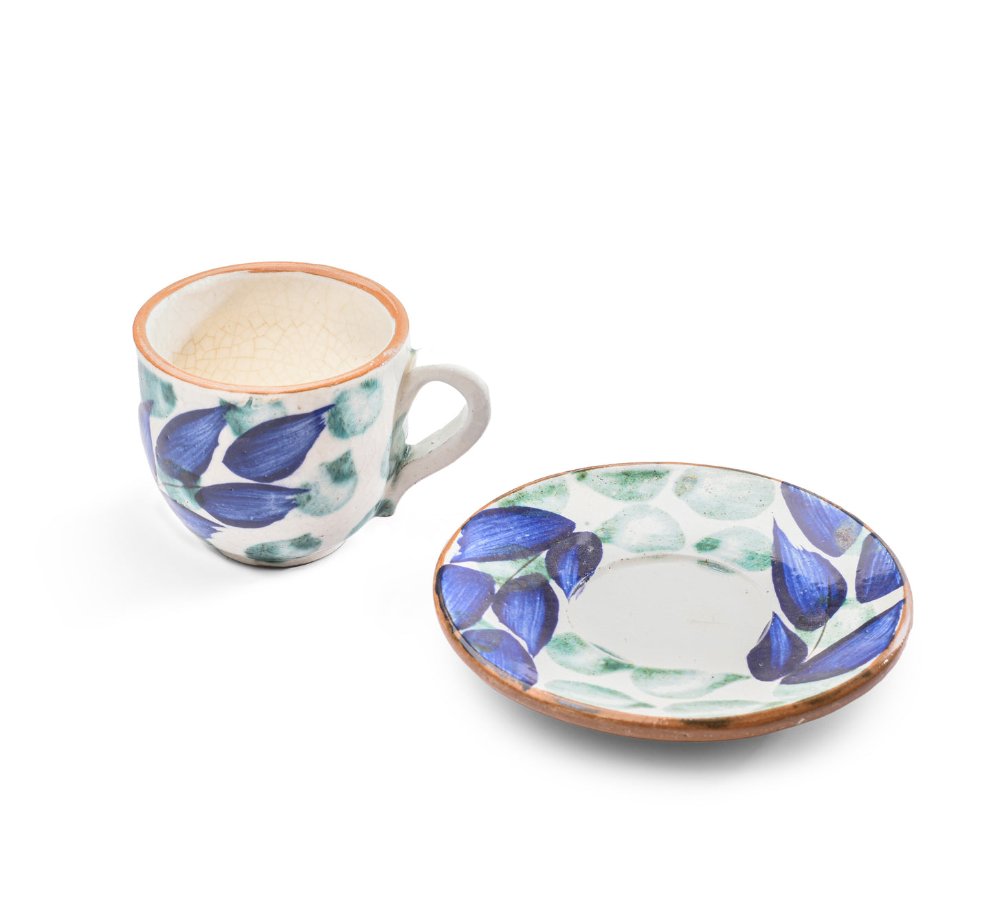 Green Leaves Coffee Cup Set